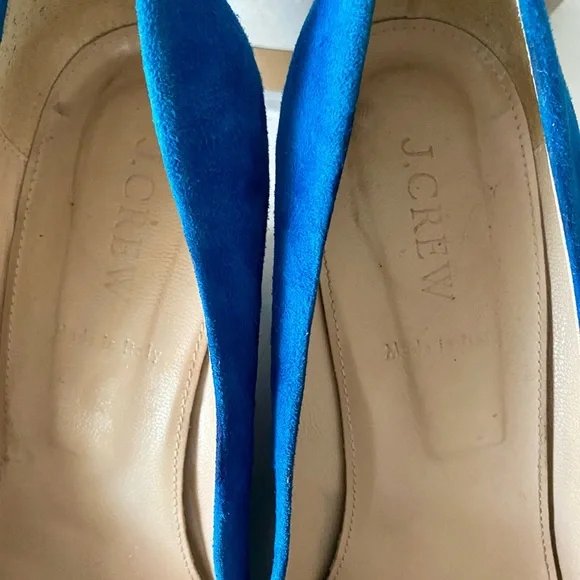 J. Crew Blue Wedges - Picture 3 of 4